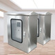Distribution box double door stainless steel 304L outdoor rainproof and waterproof box monitoring instrument box indoor and outdoor door distribution cabinet silver stainless steel 201 plate 500x400x300mm inner door drilled as shown 1mm regular thickness