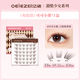 Oeiez Glue-free False Eyelashes Bionic Vitality Makeup Natural Mommy Feeling 0-sense Eye-catching Eye Shape Enlarges Eyes Glue-Free Cocoa Small Clusters *1 Box
