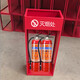 Construction site Yantai smoking point, factory area smoking area, smoking booth, construction site standardized smoke extinguishing area, fire extinguishing bucket, smoke extinguishing box 0.6MM, can hold 2 fire extinguishers