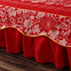 Yusenyi Jiulubao Bedskirt Simmons Lace Korean Bedspread Bed Cover Single Piece Bed Cover Sheet Sheet 2.21 S Side Big Red Rose 180cmx220cm Single Bedskirt
