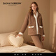 DANA FARROW flannel couple pajamas autumn and winter thickened warm coral velvet female cartoon winter men's home wear suit female 7820 M female model 80-95Jin Jin equals 0.5 kg