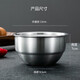 New 316 stainless steel steamed egg bowl with lid, baby stew pot, household steamed egg custard, high temperature resistant 316 extra thick round style + lid, capacity about 500 milliliters