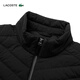 LACOSTE French crocodile men's 25 autumn new V-shaped partition quilted goose down jacket | BH2550 031/black S 46