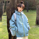 JEEP SPIRIT Jeep Jacket for Men and Women Autumn and Winter Three-in-One Outdoor Mountaineering Windproof Jacket Mustard Gray-M