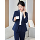 Gesaiya brand small suit for women 2025 spring, autumn and winter long-sleeved business suit, formal business suit, black jacket + pants + white shirt 2XL (120-130Jin Jin equals 0.5kg)