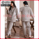 Six rabbitt couple new Chinese style pajamas for women in autumn and winter three-layer thickened quilted jacket men's coral velvet home wear set 64512 Elegant Gray-Female (M-2XL) XL 3 layers