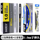 宝克PC1048中性笔1.0加粗商务办公签字笔水笔顺滑练字大容量硬笔书法用 定制刻字印刷LOGO 黑色笔12支+黑色笔芯12支