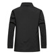 BOSS business casual jacket men 2025 new autumn single-breasted high-end brand middle-aged men's thin cotton jacket dark gray L 175 suitable for 130-145 Jin Jin equals 0.5 kg