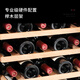 TYLZA large-capacity constant temperature wine cabinet can be embedded with air-cooled compressor wine red wine and wine champagne refrigerator cabinet villa kitchen living room restaurant commercial club display cabinet TW-408 1.7m high-embedded dual-temperature air-cooled constant temperature wine cabinet 154 bottles