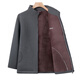 Xiaofu middle-aged and elderly warm tops for men and women, velvet sweatshirts, cardigans, autumn and winter clothes, dad thickened coats, grandpa small cotton coats