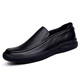 NEWMDER International Brand Business Casual Leather Shoes for Men 2025 New Winter Velvet Soft Leather Soft Sole Warm Men's Shoes High-end Black Velvet Spot Suda 41 (255mm)