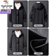 Woodpecker (TUCANO) Large Size Windbreaker Jacket Men's Spring and Autumn Mid-Length Version Plus Fat Extra Large Jacket 2026 New Fat Winter Jacket 8226B Black Velvet Thickening 2XL Recommended 155-175 Jin Jin equals 0.5 kg Can be worn