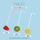 Jie Neng disposable straws individually packaged elbow plastic straws 1 pack 50 pieces