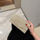 CAMPUSKITTEN new sparkling banquet clutch fashion bag envelope dinner bag dress bag diagonal chain small bag small silver bag