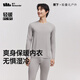 Beneunder Thermal Underwear Men's and Women's Autumn Clothes and Autumn Pants Men's Skin-feeling Soft and Comfortable Underwear Set Breathable and Skin-Friendly Couple Style Men's Style - Medium Warm Set Manmu Black XL