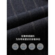 Lilan wool three-piece suit men's striped middle-aged engagement wedding formal suit men's 9836 gray stripe M 170/46
