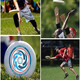 Frisbee 175g outdoor sports adult competitive competition extreme fitness parent-child spinner soft flying saucer blue spinner