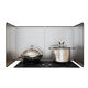 Vinoa kitchen oil baffle gas stove foldable high temperature resistant stainless steel cooking oil splash smoke fireproof heat insulation baffle high 30 deep 30 scrap modification parts