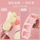 Yusen Yibing Food Grade Maternal and Infant Grade Soft Mini Children's Silicone Popsicle Stick Mold Homemade Ice Cream Cheese Stick (Scientific Quantitative) Animal-Cartoon-Fruit-Mix and Match Bonus Cover-24 Loop Sticks in Stock