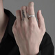 MZMZ lucky Pixiu platinum men's ring PT950 platinum fashionable and domineering single ring Valentine's Day birthday gift for boyfriend, local warehouse next day delivery - light luxury Pixiu men's ring