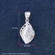 CHINA GOLD platinum pt950 double leaf pendant women's necklace Valentine's Day gift about 1.39g