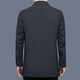 TPZBWG high-end brand mid-length windbreaker men's 2025 autumn and winter new business casual dad men's jacket navy blue M 170
