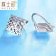 Whiskey platinum stud earrings pt950 platinum earrings for women pt999 pure platinum car flower earrings ear hooks jewelry engraving contact customer service single shot will not be sent