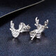 Beijing Gold Trading Center Co., Ltd. Platinum Earrings Yi Lu You You Earrings as a gift for your girlfriend as a gift, about 1.40g