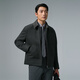 Lilang Woolen Coat Men's Short Winter Wool Jacket Men's 2025 New Lapel Warm Woolen Jacket Men's