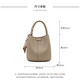 Marie Claire Light Luxury Women's Bag New Women's Bucket Bag Shoulder Crossbody Bag Birthday Anniversary Gift for Wife and Girlfriend Elephant Gray Ready Stock