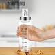 Home KATEI STORY glass seasoning container oil bottle without oil soy sauce vinegar seasoning bottle kitchen sesame oil bottle household oil can set small pot 300ml 2 pieces free off-white anti-slip mat