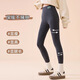 Langsha lamb velvet pure cotton leggings for women winter 2025 new outer wear plus velvet thickened high waist slimming warm cotton pants