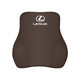 Lexus UXNXRXESLX special leather headrest and lumbar support, comfortable neck pillow, seat lumbar decoration, exclusive for Lexus - leather headrest + lumbar support - burgundy (1 each