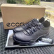 Aibu ECCO business men's shoes new casual trail versatile lightweight outdoor classic shoes 25th anniversary edition black 40