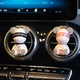 Yusenyi Car Perfume Aromatherapy Car Air Conditioner Air Vent Car Interior Decoration Supplies High-end Diffusing Stone Ornaments Pink Diamond Blindfold Bear Remarks Letter 1g