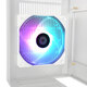 Limin (thermalright) TL-C12015 12015 Вентилятор Охлаждающий вентилятор с тонким корпусом 12 см Вентилятор 15 мм 4-контактный ШИМ S-FDB V2 с подшипником TL-C12015W-S ARGB Белый тонкий вентилятор в штучной упаковке
