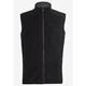 JackWolfskin new fleece vest men's breathable, wear-resistant, windproof, lightweight, fashionable, casual and warm fleece jacket black S