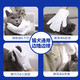 Pet cleaning gloves wet wipes for dry cleaning, lickable, deodorizing and caring for cats and dogs, extra thick pet disposable gloves (6 pieces), 5 bags