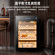 Shantou Lincun Qielong fingerprint lock cigar cabinet constant temperature and humidity cedar wood shelf water ion removal of ammonia alcohol WIFI cigar cabinet 60C wake-up cigar box Cuban pattern ammonia purification + WiFi + fingerprint lock + cedar