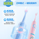 Sakykids electric toothbrush Sakykids sonic vibration fluorine-containing brush professional anti-moth soft bristles gum protection dual mode F2 blue (for 3-12 years old) Birthday Children's Day gift