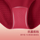 Ubras26 welcomes the new year of life 15A antibacterial extended crotch red underwear 40S pure cotton women's underwear gift box couple 2XL