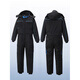 Jie Yintong one-piece fishing suit winter thickened one-piece overalls one-piece cold-proof cotton jacket cold chain cotton suit cold storage wild fishing black one-piece suit M 170