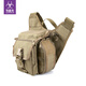 Magexian Motorized Saddle Bag Shoulder Messenger Bag Men's Tactical Multi-Function Outdoor Sports SLR Camera Water Bottle Bag Khaki