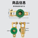 Zhunhang car battery power-off switch clip battery clip anti-leakage loss new brass terminal pile head 17mm