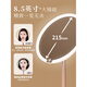 Fat Donglai's same style cosmetic mirror LED light 2025 new LED mirror desktop desktop with light student home supplementary light mirror dressing and lighting ivory white belt storage cosmetic bucket. Upgraded model with super long battery life, a must-have for fairies