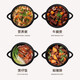 Casserole stew pot dry-cooked without cracking, high-temperature resistant dry-cooked household gas stove open flame can be used ceramic pot dry-cooked pot Daisy dry-cooked pot suitable for 1-3 people 2.0L