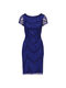 Adrianna Papell Women's Beaded Cocktail Dress Dark Blue Violet 12