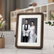 Yusenyi walnut wedding photo frame setting diy custom developed 6-inch photo family portrait photo printing solid wood-walnut plus cardboard 10 inches