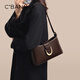 Qianbaidu (C.BANNER) cowhide bag women's bag chain shoulder bag crossbody armpit bag light luxury birthday gift high-end for girlfriend and wife