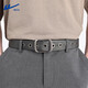 Pull back canvas belt men's pin buckle belt men's young men's woven nylon workwear casual all-match tactical jeans belt